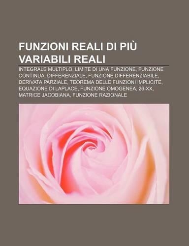 Funzioni Reali Di Piu Variabili Reali