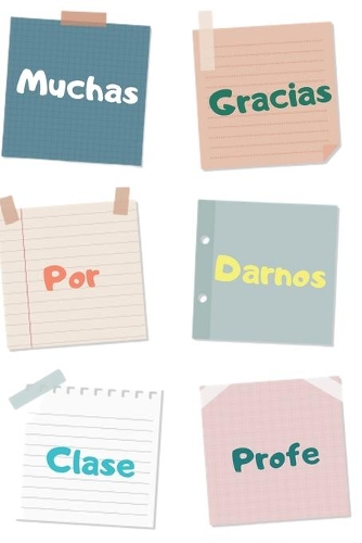 Muchas Gracias por Darnos Clase Profe: Cuaderno con 110 Páginas - Regalo de Agradecimiento para Profesores y Profesoras - Regalo Perfecto de Final de Curso