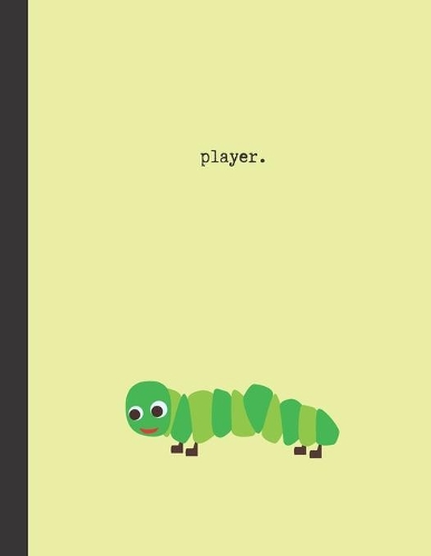 player.: Funny Animal Notebook For School, Work Or Home: 8.5 x 11 Inches: Wide Ruled: 100 Pages(19 Funny Animals)