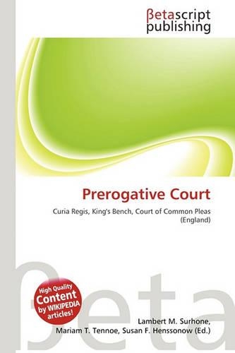 Prerogative Court: (English)