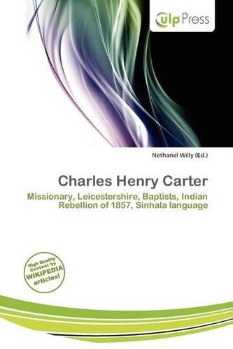 Charles Henry Carter: (English)