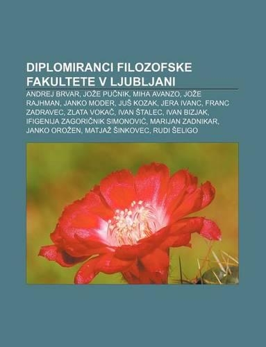 Diplomiranci Filozofske Fakultete V Ljubljani