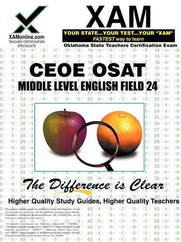 Ceoe Osat Middle Level English Field 24 Teacher Certification Test Prep Study Guide