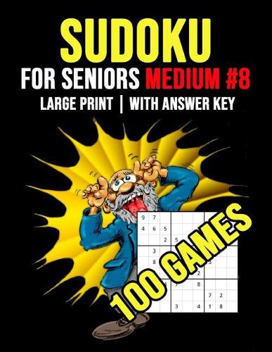 Sudoku For Seniors Medium #8 - 100 Games