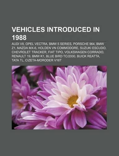 Vehicles Introduced in 1988