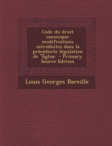 Code Du Droit Canonique