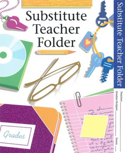 Substitute Teacher Folder 6 pack