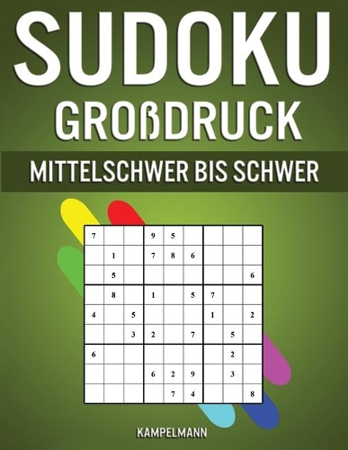 Sudoku Großdruck Mittelschwer bis Schwer
