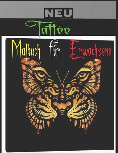 Tattoo Malbuch für Erwachsene