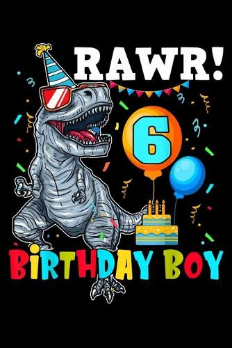 rawr! 6 birthday boy