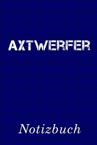 Axtwerfer Notizbuch
