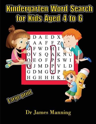 Kindergarten Word Search for Kids Aged 4 to 6
