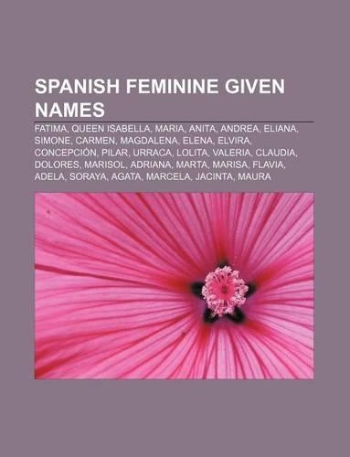 Spanish Feminine Given Names