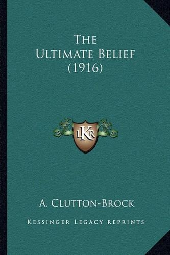 The Ultimate Belief (1916)