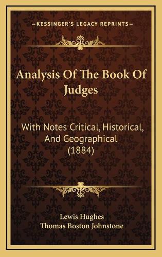 Analysis Of The Book Of Judges