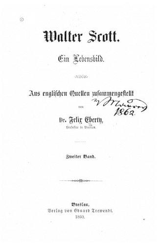Walter Scott, Ein Lebensbild