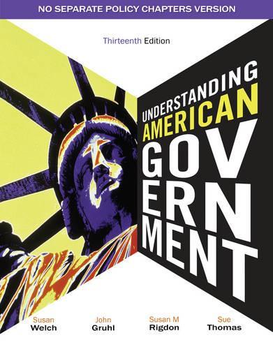 Understanding American Government - No Separate Policy Chapter: No Separate Policy Chapters Version(English)