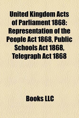 United Kingdom Acts of Parliament 1868