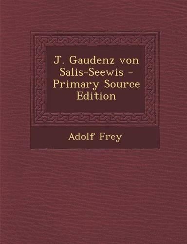 J. Gaudenz Von Salis-Seewis