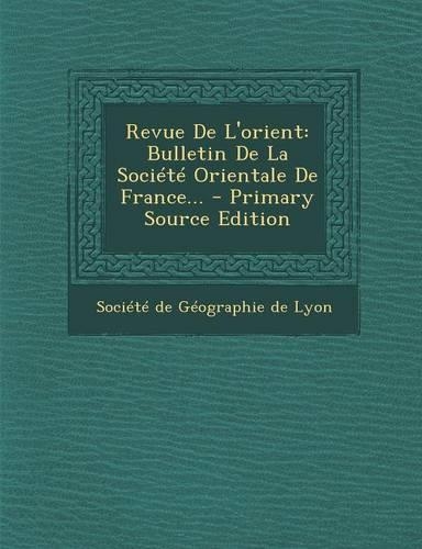 Revue de L'Orient