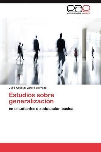 Estudios sobre generalización: (Spanish)
