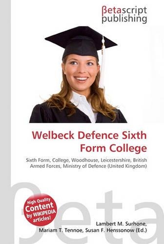 Welbeck Defence Sixth Form College: (English)