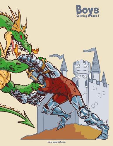 Boys Coloring Book 2: (2 Boys)