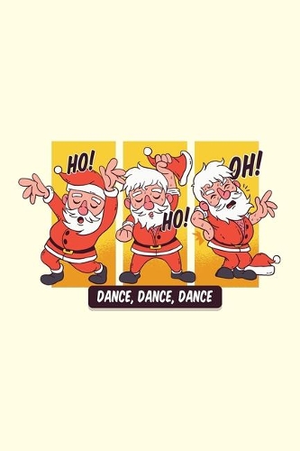 Funny dabbing Santa Santa Claus - Journal Journal Lined about A5 FORMAT - notepad for school and work. Christmas theme Christmas