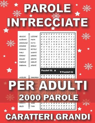 Parole Intrecciate Caratteri Grandi Per Adulti