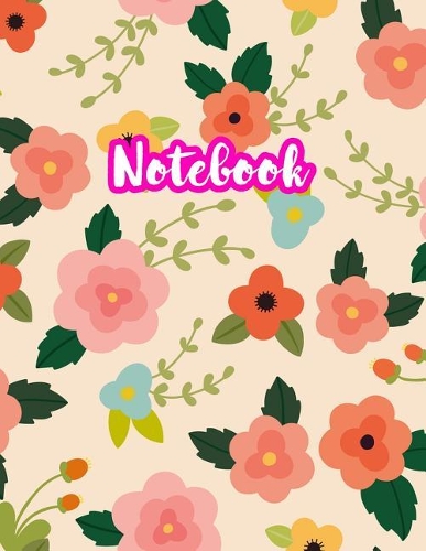 Notebook: Cute Blank Lined Journal Large 8.5 x 11 Matte Cover Design with Ruled White Paper Interior (Perfect for School Notes, Girls and Boys Diary, Kids Wri