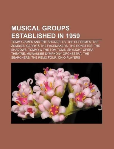 Musical Groups Established in 1959