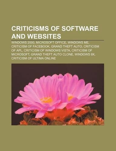 Criticisms of Software and Websites