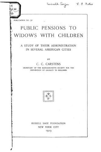 Public Pensions to Widows with Children