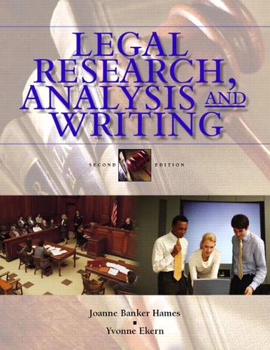 Legal Research, Analysis, and Writing