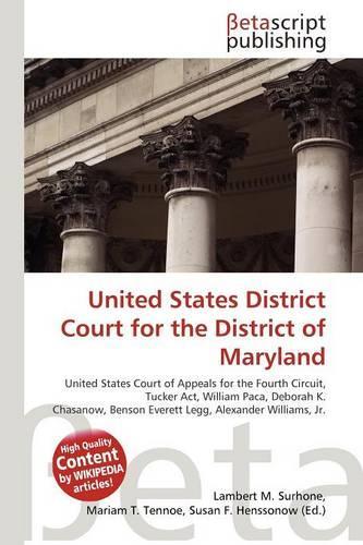 United States District Court for the District of Maryland