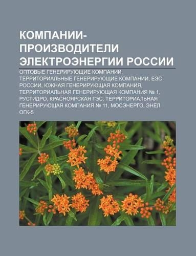 Kompanii-Proizvoditeli Elektroenergii Rossii