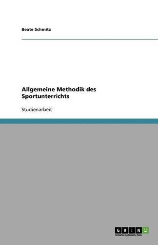 Allgemeine Methodik des Sportunterrichts