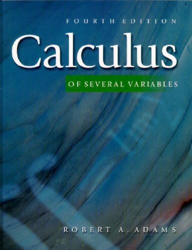 Calculus of Several Variables