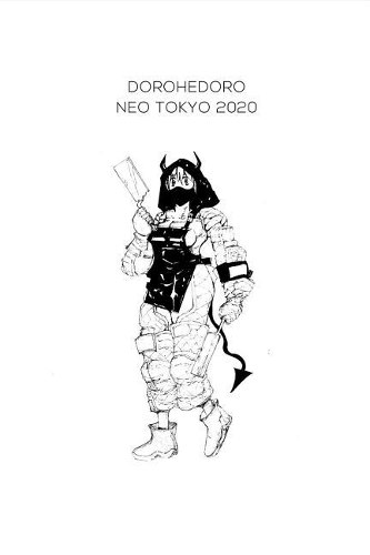 Dorohedoro, Neo Tokyo 2020: Artist Sketchbook, ANIME, MANGA & COMICS, Doodle Diary to Unleash Creativity Funky Novelty Gift for Art Lovers, Small Blank Sketch Book