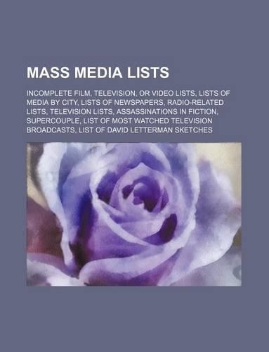 Mass Media Lists