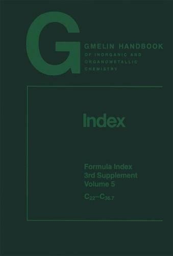 Gmelin: Handbook of Inorganic and Organometallic Chemistry