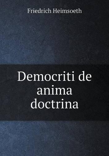 Democriti de anima doctrina