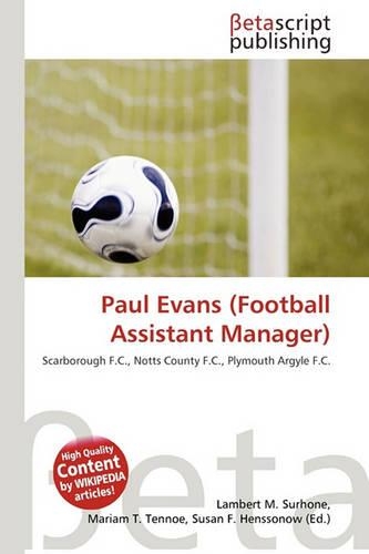 Paul Evans (Football Assistant Manager)
