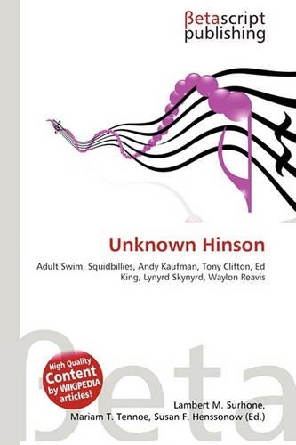 Unknown Hinson: (English)