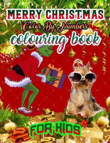 Merry Christmas Color by Numbers Coloring Book for Kids