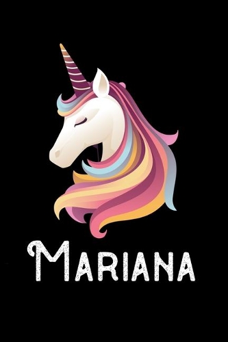 Mariana: Personalized Custom Name Unicorn Themed Monthly 2020 Planner (Calendar, To Do List, Monthly Budget, Grocery List, Yearly Financial Goals) Gift for G