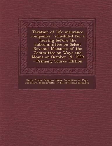 Taxation of Life Insurance Companies