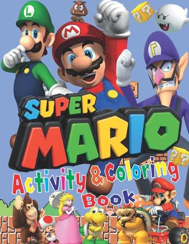 super mario activity & coloring book