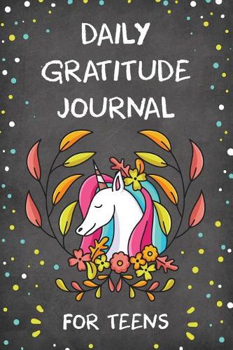 Daily Gratitude Journal for Teens: Beautiful Gratitude Journal for Kids and Teens with Daily Prompts for Writing & Blank Space for Drawing/Doodling