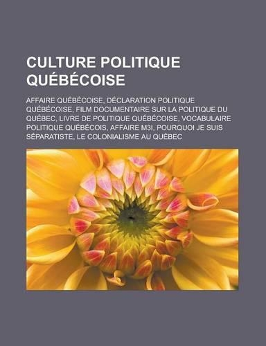 Culture Politique Quebecoise